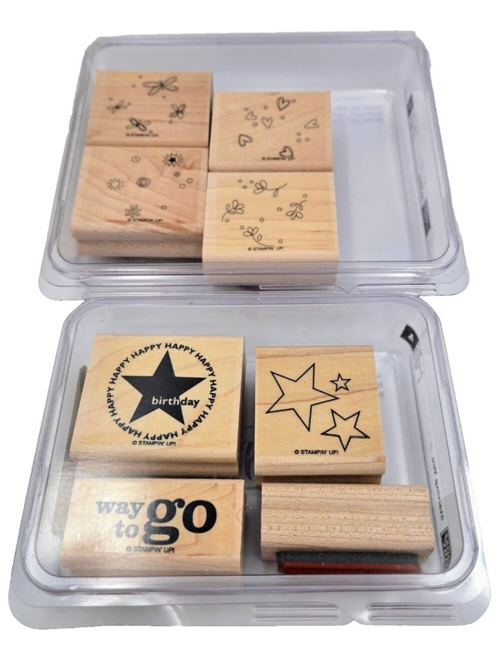 Wood Stamp Set Lot Sprinkles Starring You Backgrounds Crafts Scrapbooking Read